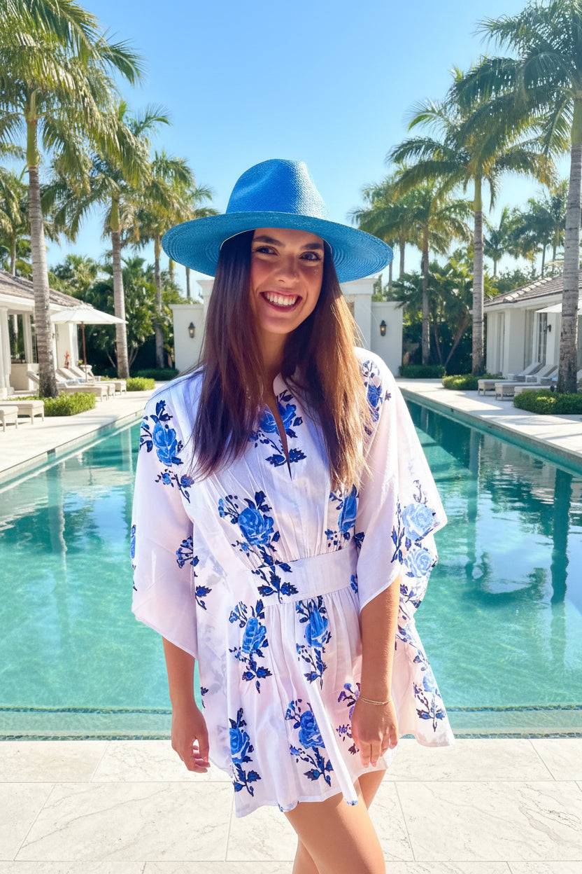 Ocean Bloom Mini Coverup