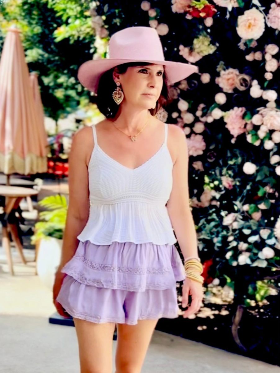 Pink Toquilla Straw Rancher