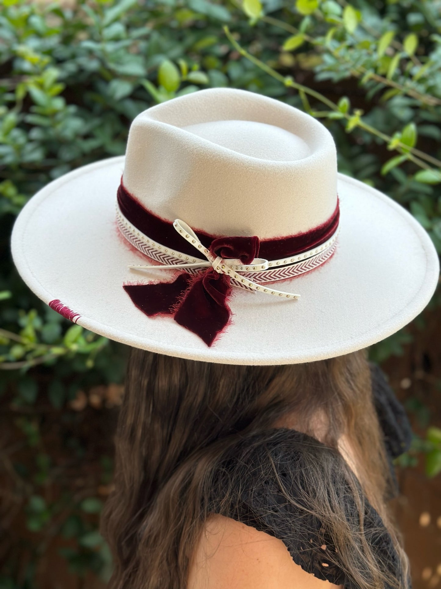 Boho Rancher in Maroon