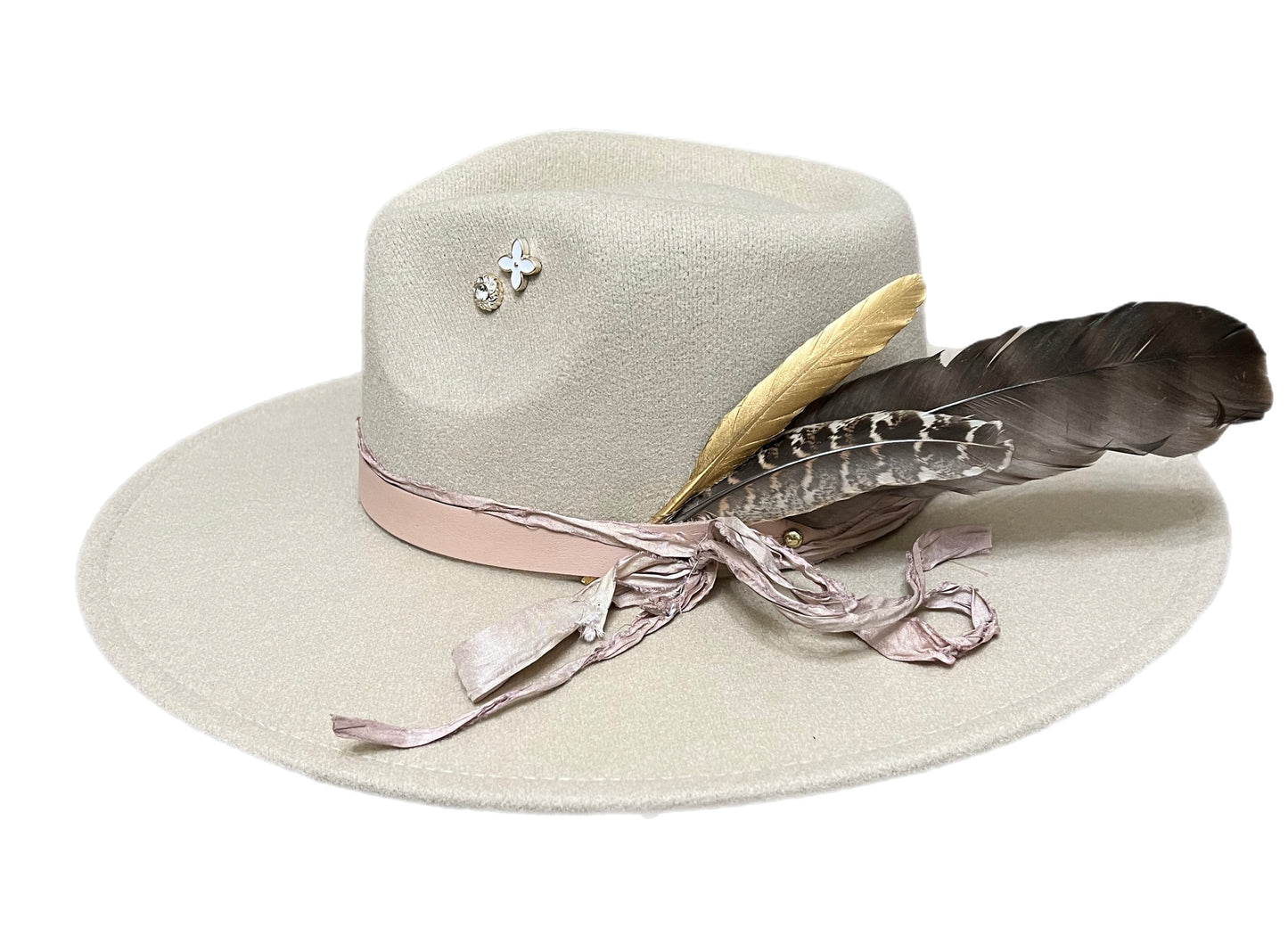The Classic Felt Rancher + Thin Leather Band