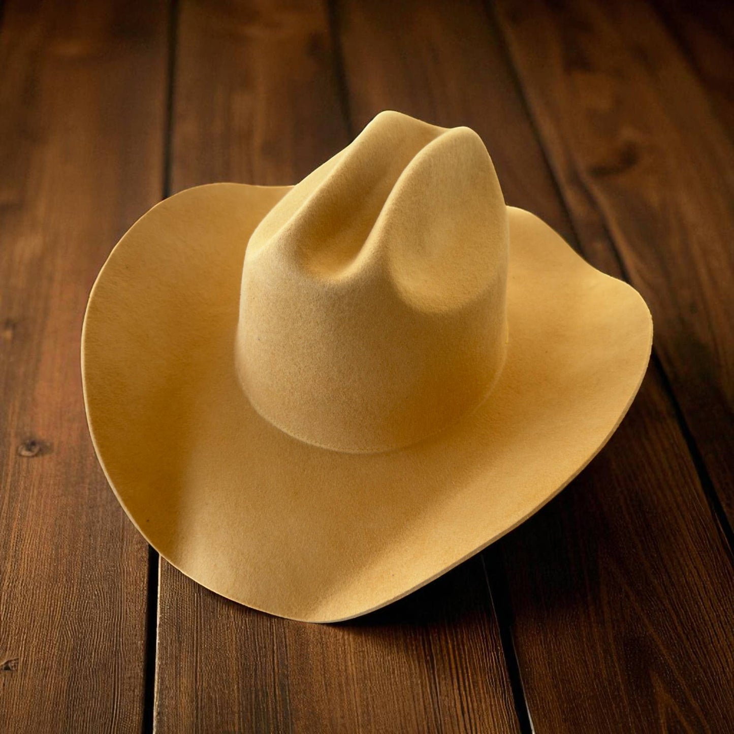 Premium Cattleman Cowboy Hat  made from 100% Australian wool: Black