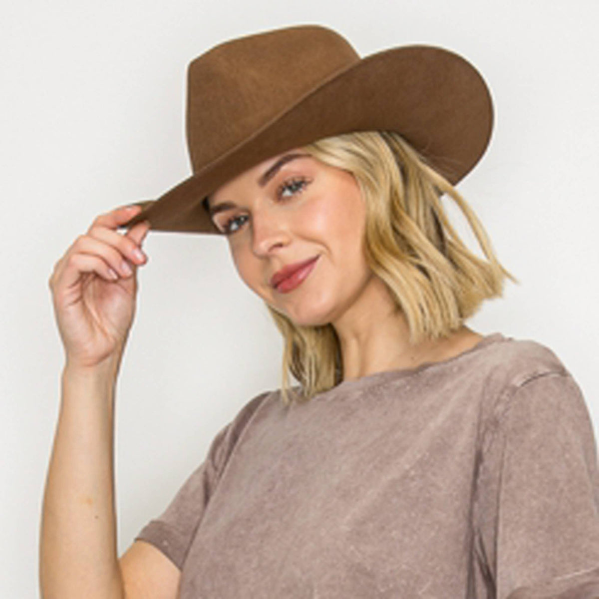 Dark Green Australian Wool Cattleman Cowboy Hat