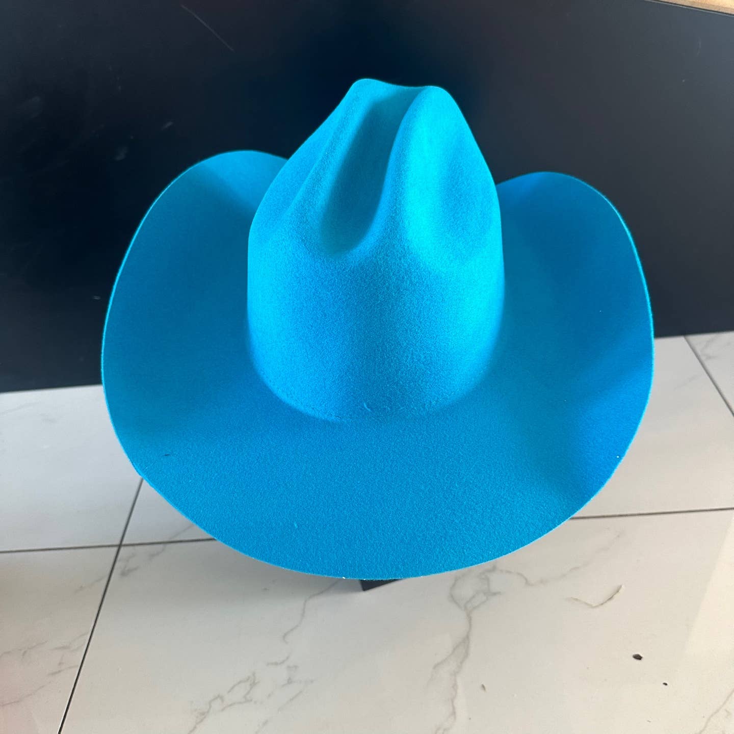 Premium Cattleman Cowboy Hat  made from 100% Australian wool: Black