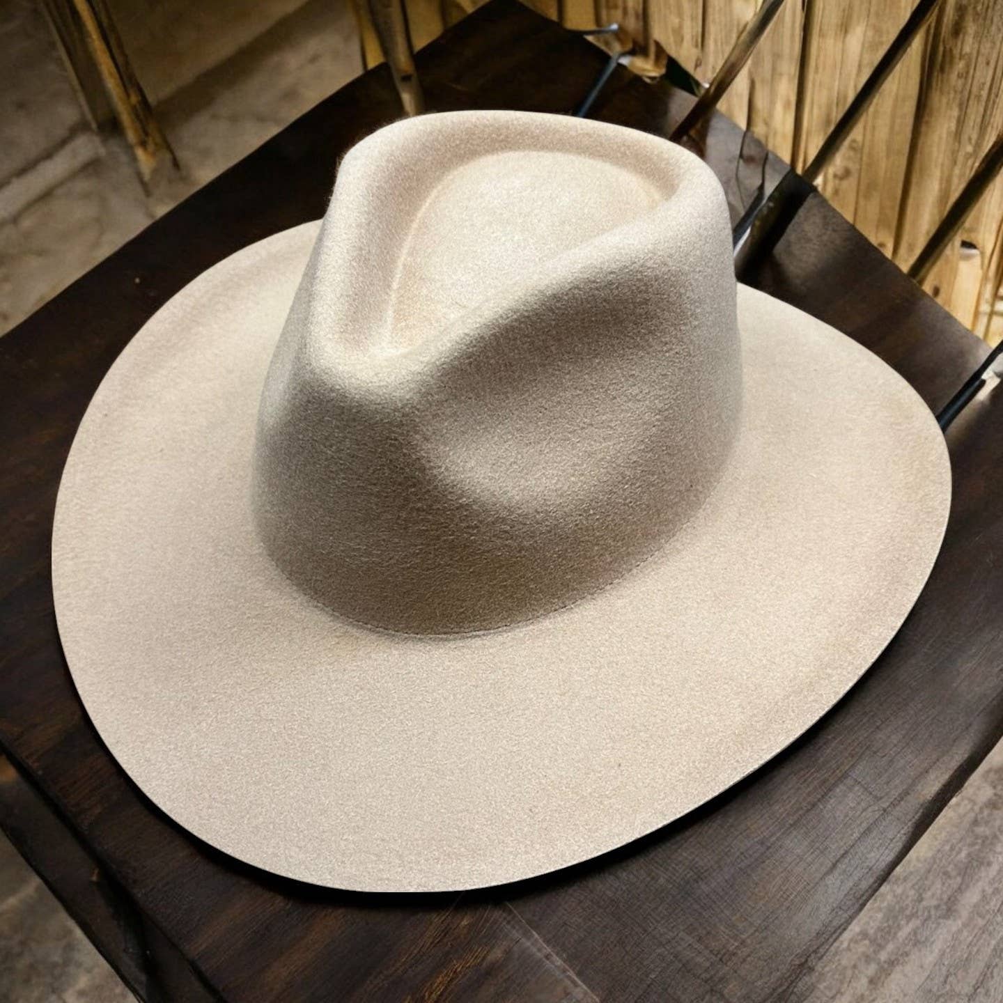 100% Australian Wool Rancher Hat | Brown, Ivory, Stone