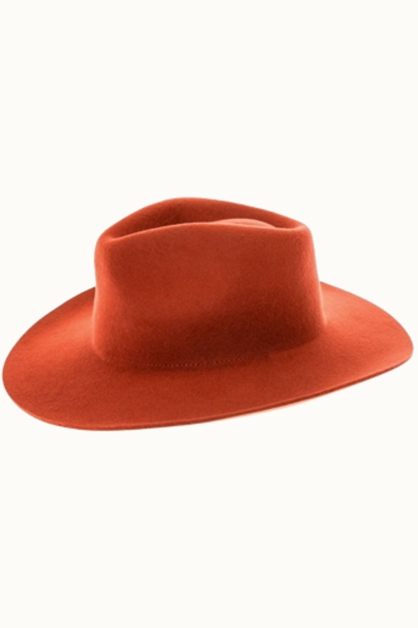 100% Australian Wool Cowboy Rancher Hat | Rust & Maroon