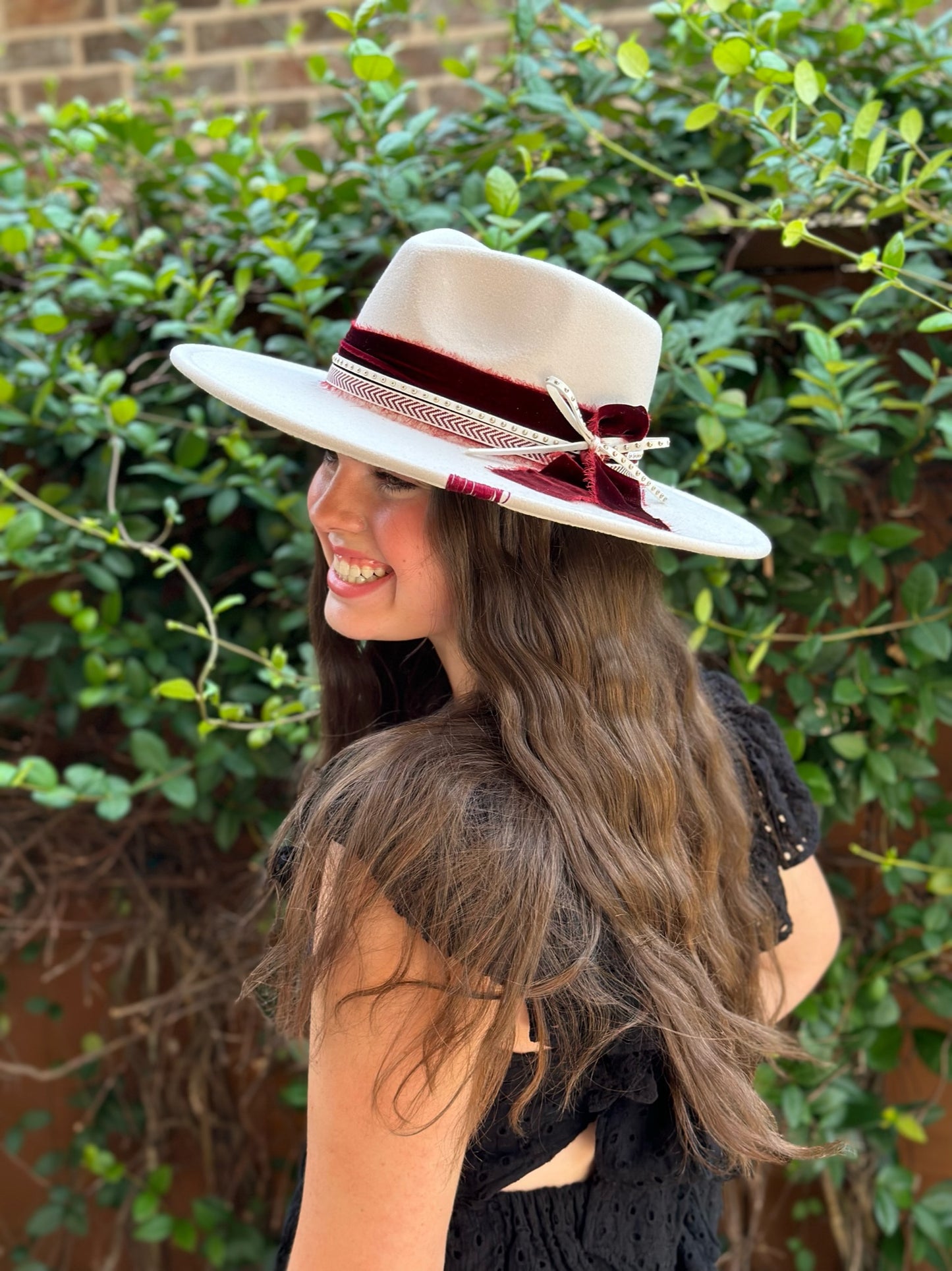Boho Rancher in Maroon