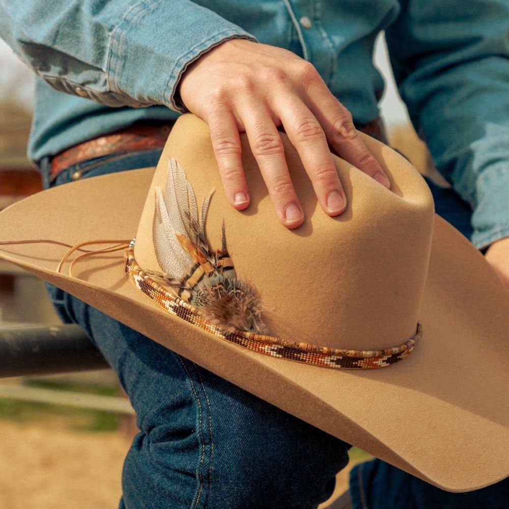 Brown Jasper Stone Hat Band