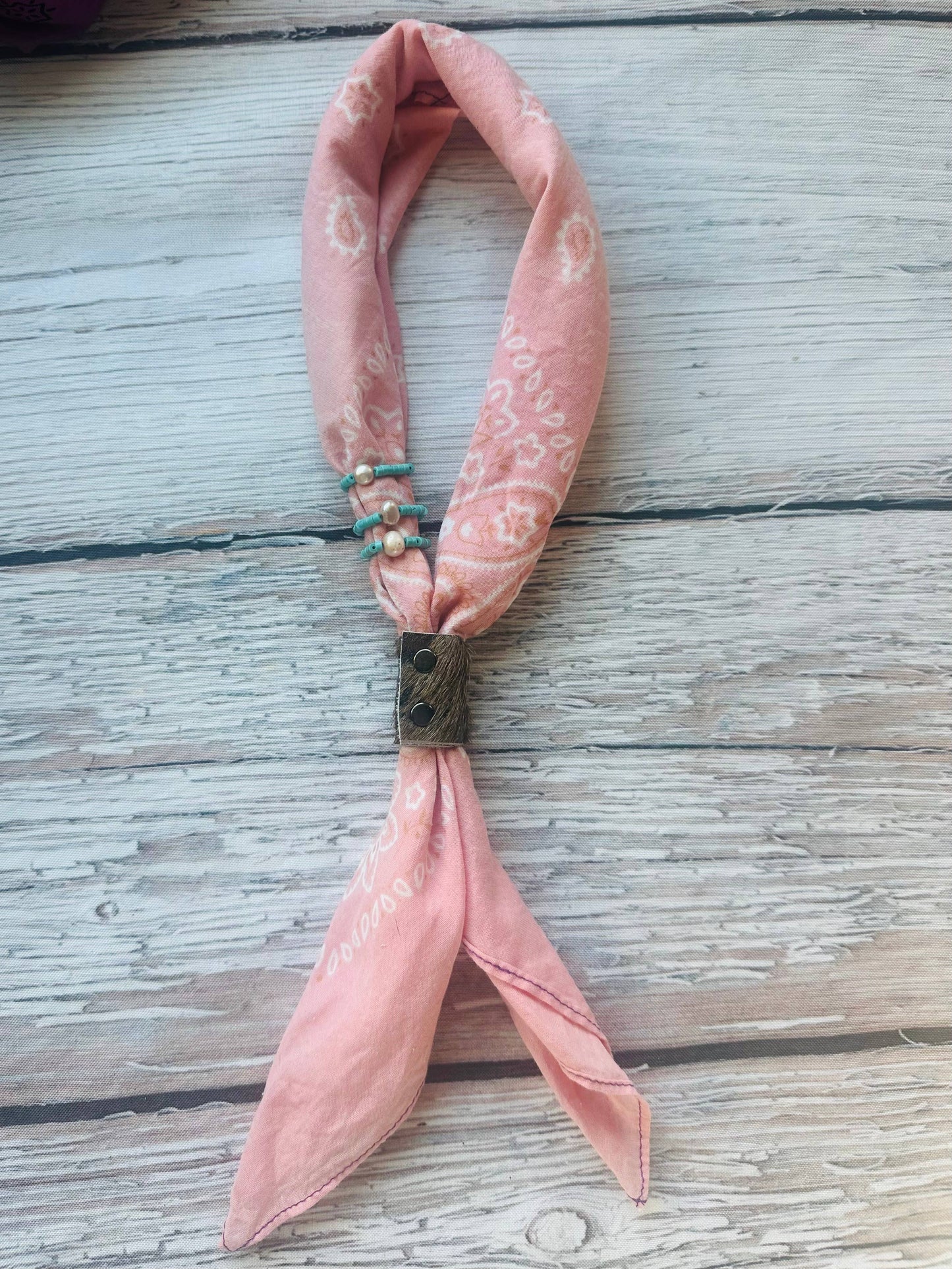 Turquoise Bandana Stretch Charm