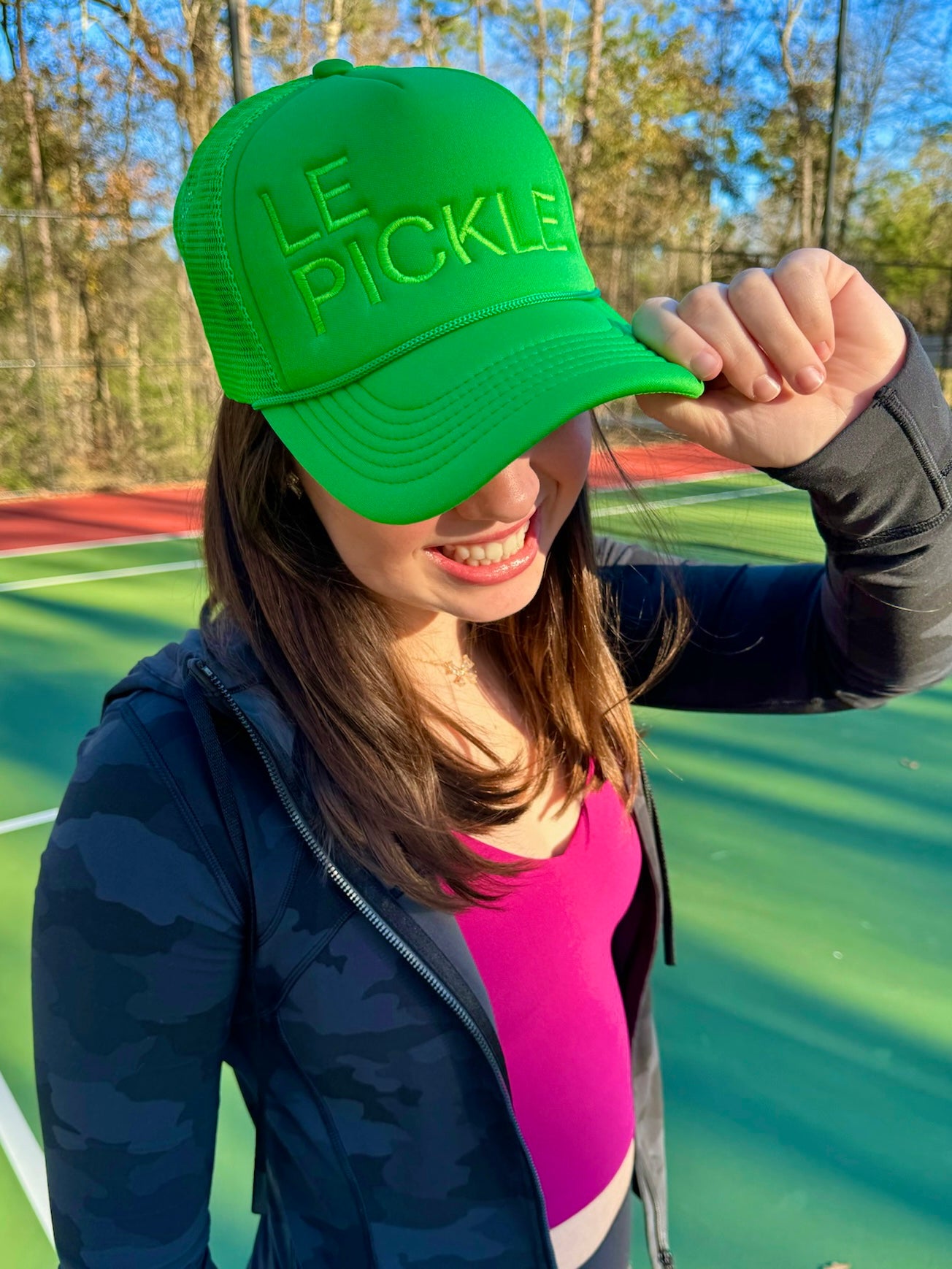 "Le Pickle" Pickle Ball Trucker