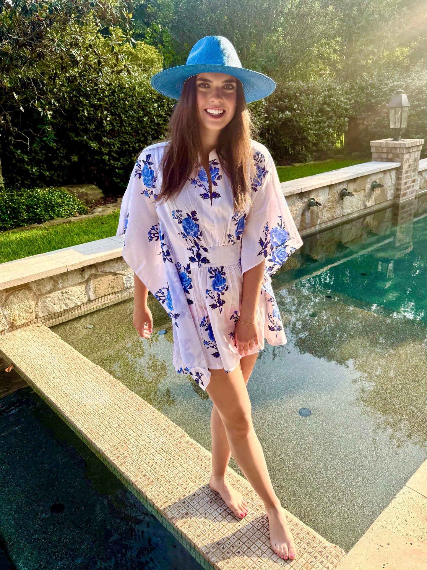 Ocean Bloom Mini Coverup