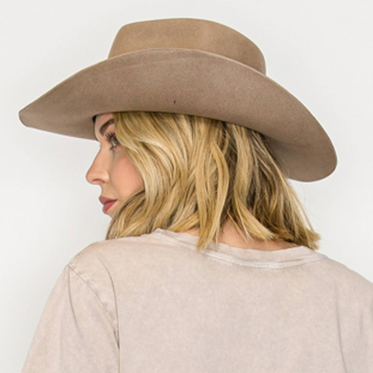Camel Australian Wool Cattleman Cowboy Hat