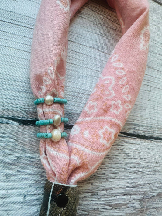 Turquoise Bandana Stretch Charm